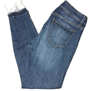 eunina Kitty Low Rise Skinny Crop Jeans Size 27